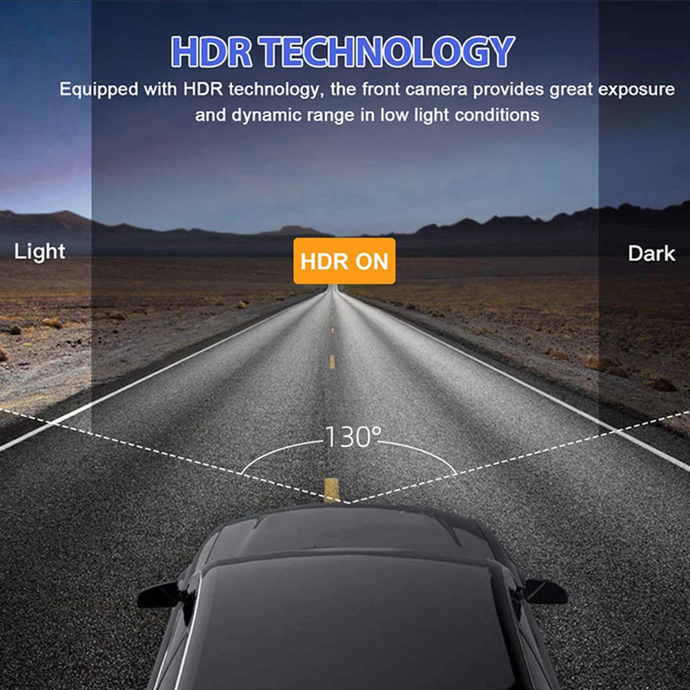 Crash Safety Dash Camera Night Vision Loop Recording Camera  DVR video recorder