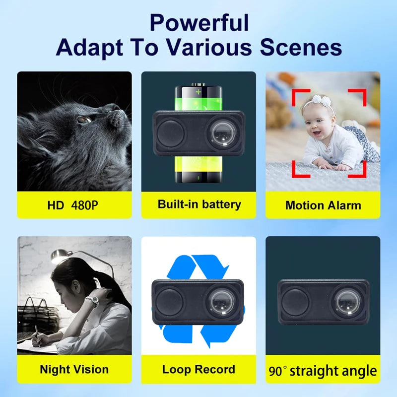 SPY Security Camera WiFi Wireless Monitor Remote Motion Detecting Surveillance