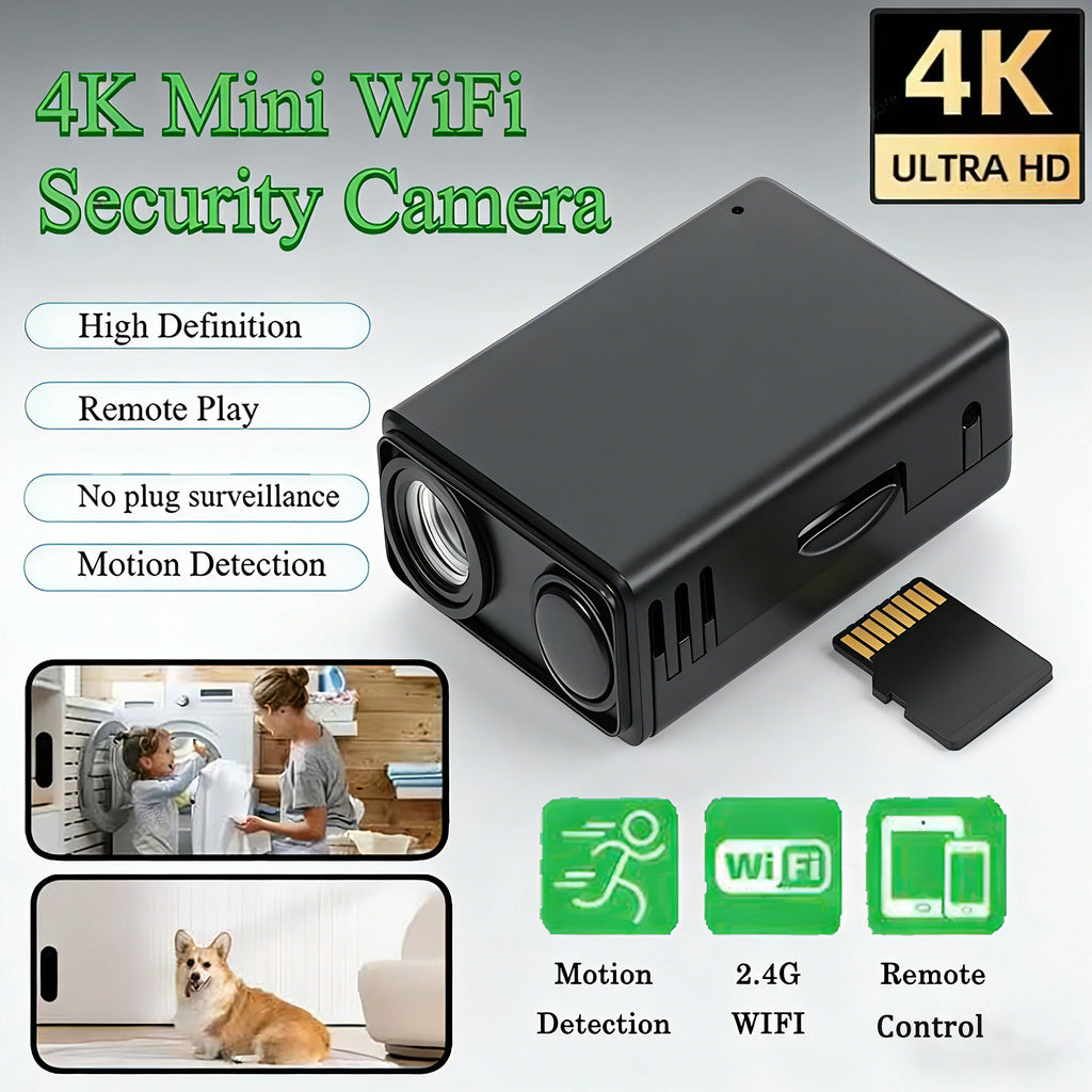 SPY Security Camera WiFi Wireless Monitor Remote Motion Detecting Surveillance